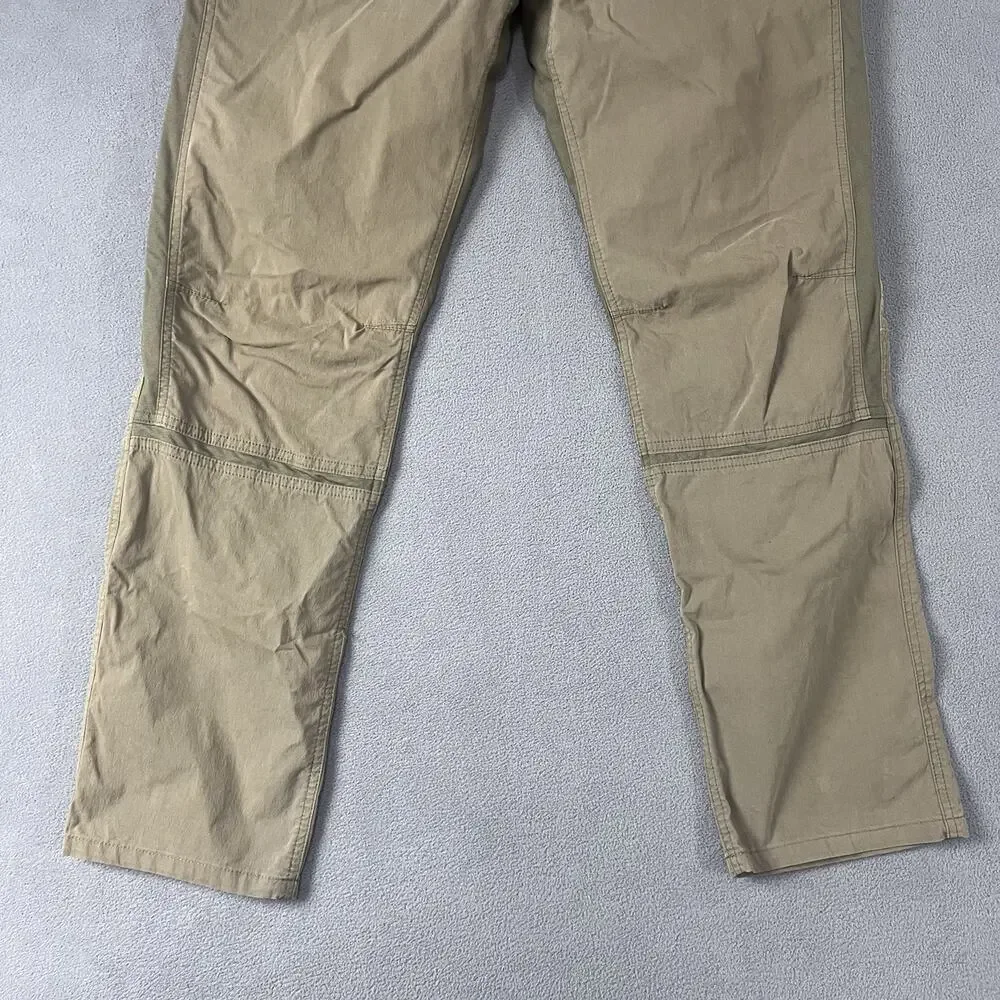 Kuhl Radikl Pants Mens 34X32 Green Cargo Stretch Comfort Hiking Outdoor
